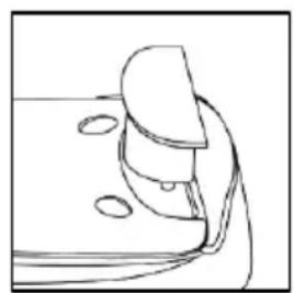 Line drawing of a mechanical component or tool with circular features (no text or symbols present).