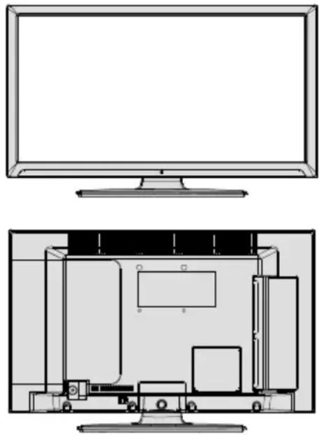 GRANDIN LD224GTB - Viewing the TV - 1