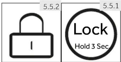 5.5.2 5.5.1 Lock Hold 3 Sec.