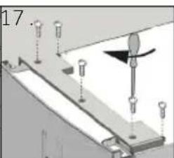 HAIER AFE635CHJW - Aufstellungsschritte (Abb. 10.9): - 7