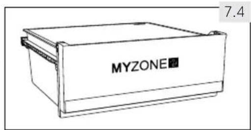 HAIER AFE635CHJW - Zdejmowane półki na drzwiach - 2