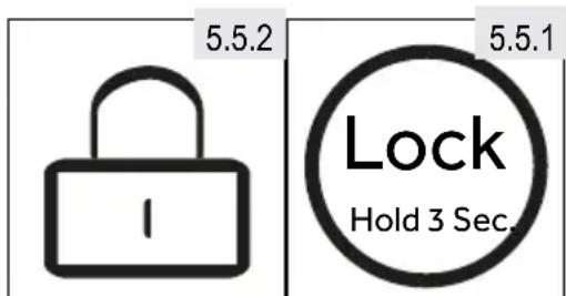 5.5.2 5.5.1 Lock Hold 3 Sec.
