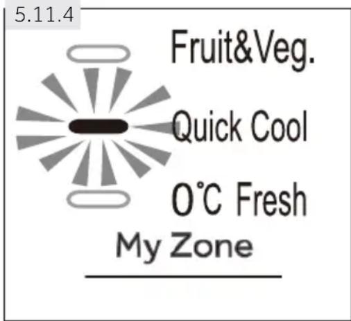 5.11.4 Fruit&Veg. Quick Cool O°C Fresh My Zone