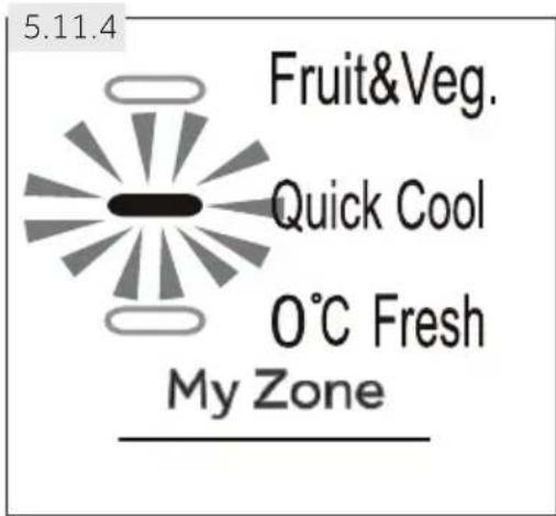 5.11.4 Fruit&Veg. Quick Cool O°C Fresh My Zone