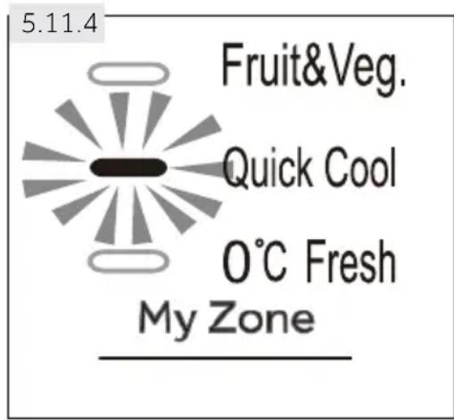 5.11.4 Fruit&Veg. Quick Cool O°C Fresh My Zone
