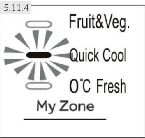 5.11.4 Fruit&Veg. Quick Cool O°C Fresh My Zone