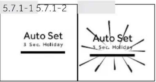 5.7.1-1 5.7.1-2 Auto Set 3 Sec. Holiday Auto Set 3 Sec. Holiday