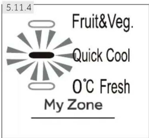 5.11.4 Fruit&Veg. Quick Cool O°C Fresh My Zone