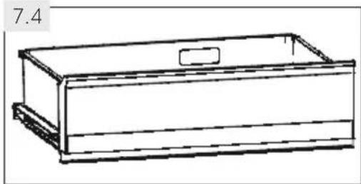 HAIER A3FE743CPJ - Zdejmowane półki na drzwiach - 1