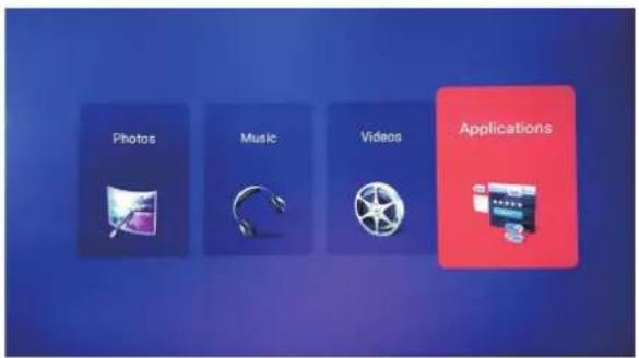 Photos Music Videos Applications