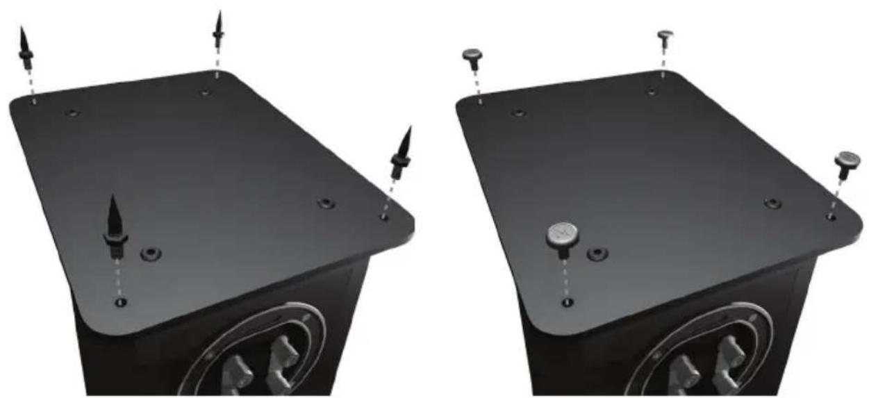 MONITOR AUDIO Bronze W10 - HINWEIS: Ohne Sockel wird die Stabilität des Gehäuses verringert. - 1