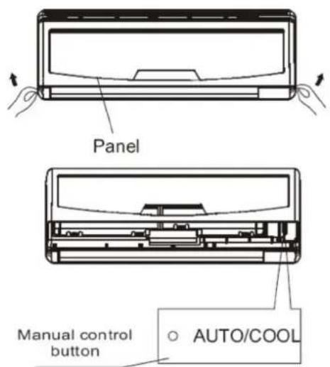 Panel Manual control button AUTO/COOL