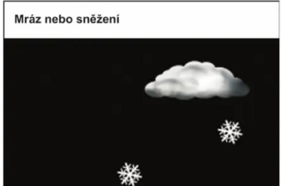 Mráz nebo sněžení