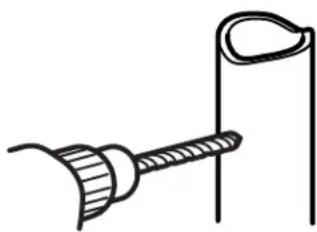 GE PSF26PGSBB - Tenga cuidado de no permitir que se filtre agua hacia el taladro. - 1