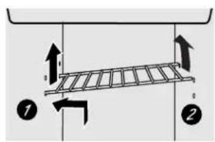 Diagram showing a mechanical or structural system with labeled components and directional arrows indicating movement or force.