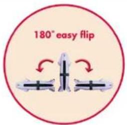 180° easy flip