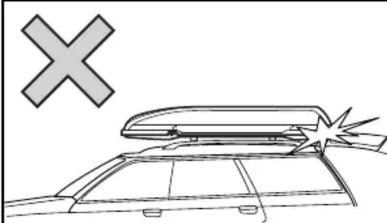 Line drawing of a vehicle with an explosion symbol above it (no text or labels)