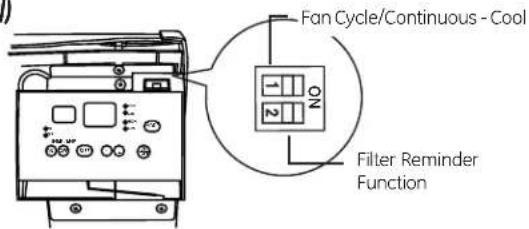 Fan Cycle/Continuous - Cool Filter Reminder Function