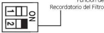 GE AJCM08ACG - Función de Recordatorio del Filtro - 1