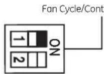 GE AJCM08ACG - Fan Cycle/Continuous - Cool - 1
