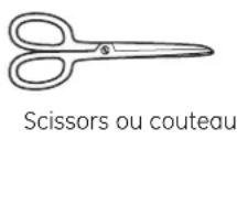 Scissors ou couteau