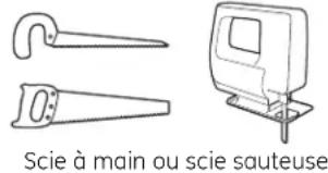 Scie à main ou scie sauteuse