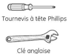 Tournevis à tête Phillips Clé anglaise