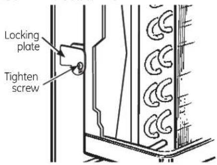 Locking plate Tighten screw