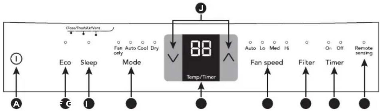 FRIGIDAIRE FFRE063WAE - ELECTRONIC CONTROL - 1