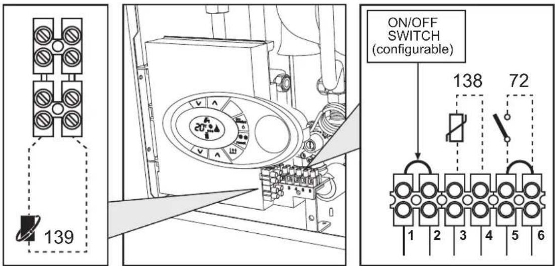 ON/OFF SWITCH (configurable) 138 72 1 2 3 4 5 6
