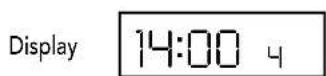 FERROLI Modena 80 E - To Set Own ON and OFF times. Symbol ☐ in Display = ON time - 10