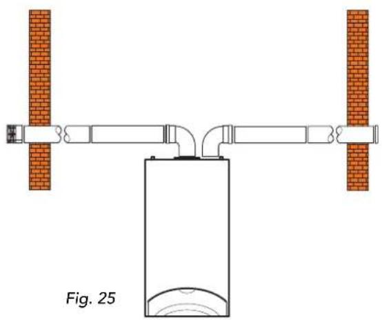 FERROLI Modena 80 E - Example of installation with two pipe systems - 1