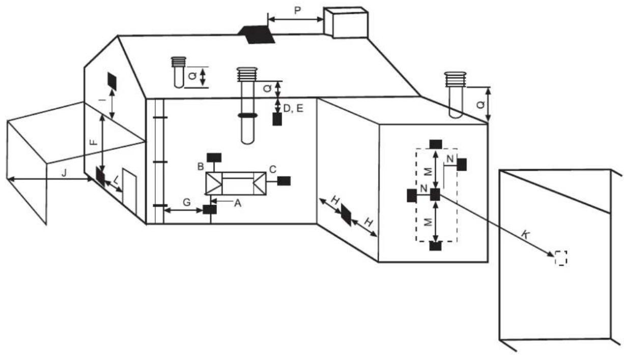 Technical schematic diagram of a mechanical or fluid system with labeled components and directional arrows indicating flow or force.