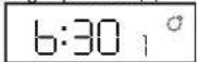 FERROLI DOMIcompact F 30 D - To Set Own ON and OFF times. Symbol in Display = ON time - 1