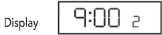 FERROLI Tempra 30 - To Set Own ON and OFF times. Symbol In Display = ON time - 8