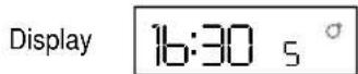 FERROLI Optima 901 - To Set Own ON and OFF times. Symbol ☐ in Display = ON time - 5