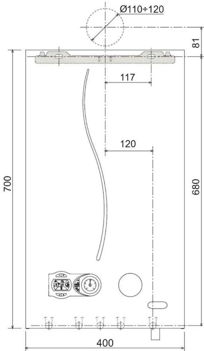 Ø110÷120 81 117 120 700 680 400