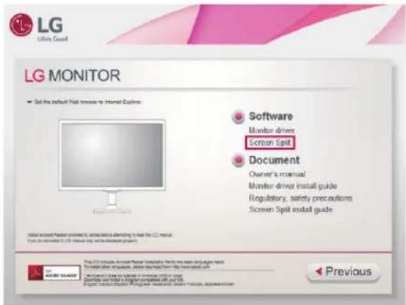 LG 22M47VQ-P - Screen Split( 画面分割 )のインストール - 1
