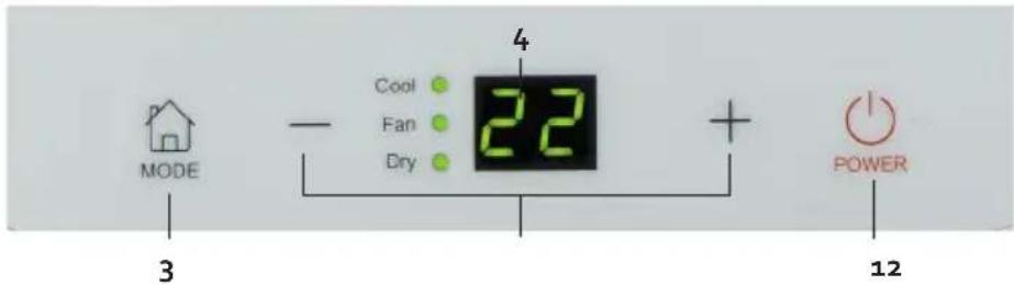 MODE 3 Cool Fan Dry 22 + POWER 12