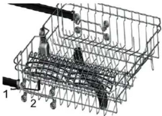 ECG EDF 6046 QXA++ - Nastavení horního koše - 1