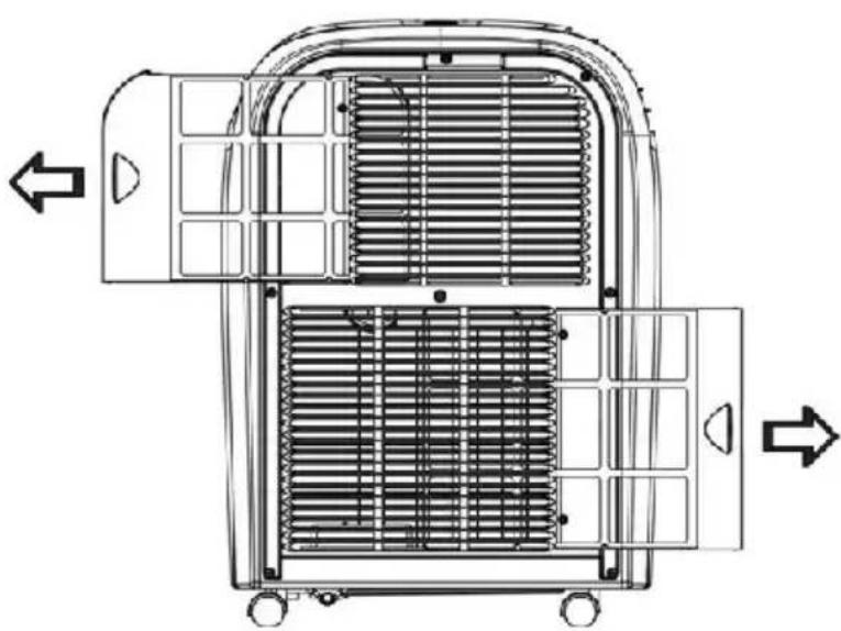 DIMPLEX DC10RC - CLEANING THE FILTERS - 1