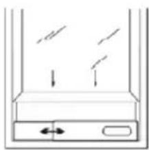 DIMPLEX DC10RC - ADJUSTABLE WINDOW SLIDER KIT - 1