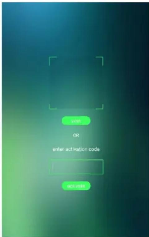 OK OR enter activation code Activate