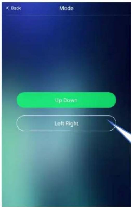 Back Mode Up Down Left Right