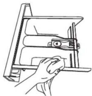 DELONGHI D714WM19 - cleaning the detergent drawer - 2