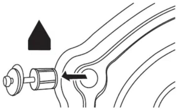 DELONGHI D714WM19 - To remove the transit bolts: - 1