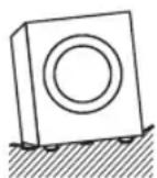 DELONGHI D714WM19 - choosing the right location for your washing machine - 3