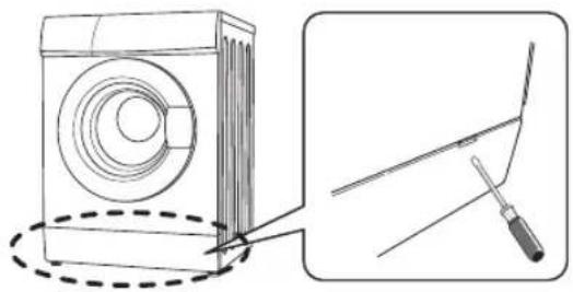DELONGHI D712WM16 - cleaning the drain filter - 2