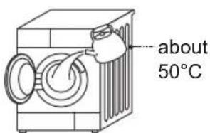 about 50°C