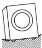 DELONGHI D712WM16 - choosing the right location for your washing machine - 3